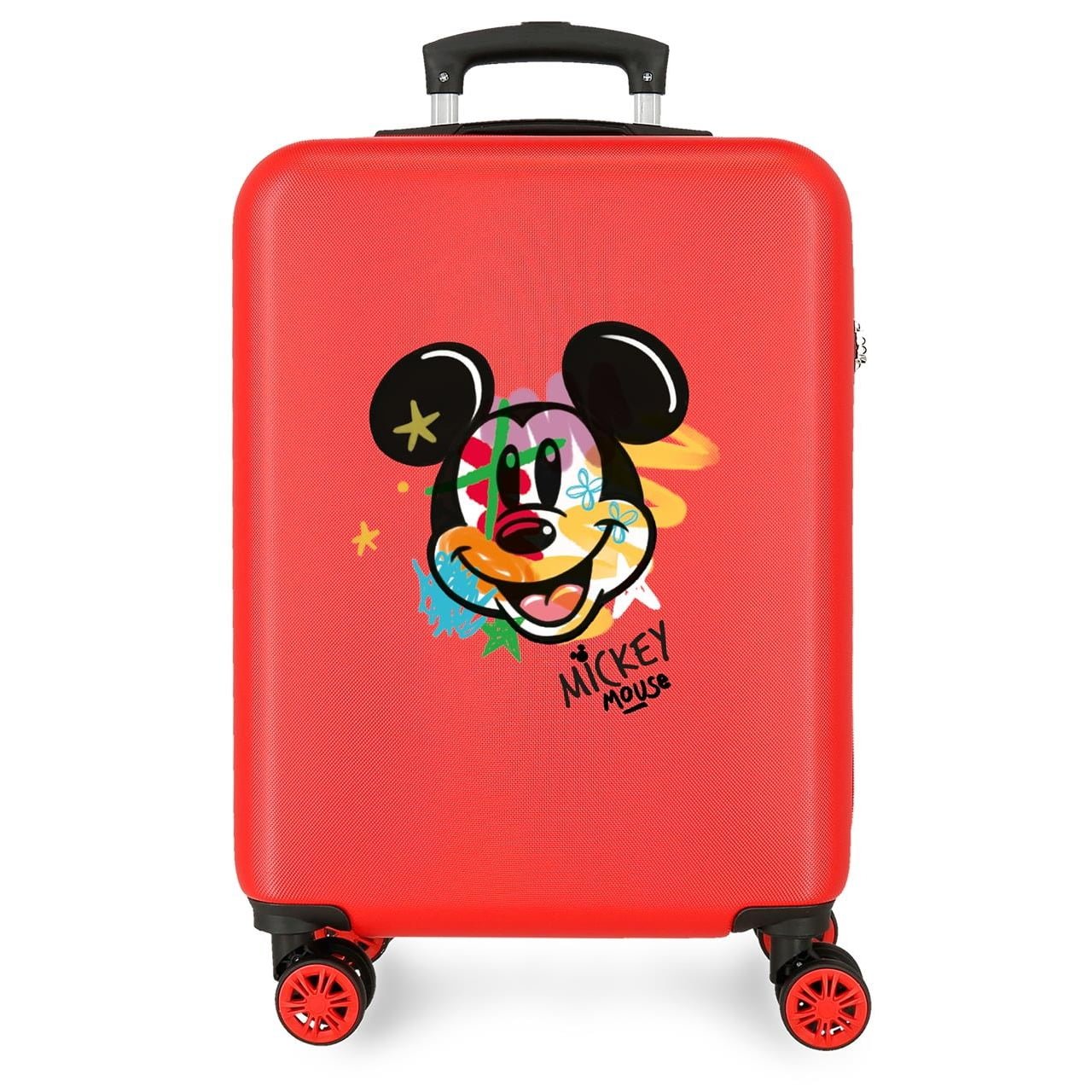 Dečiji kofer Disney Mickey Street Spray Crveni