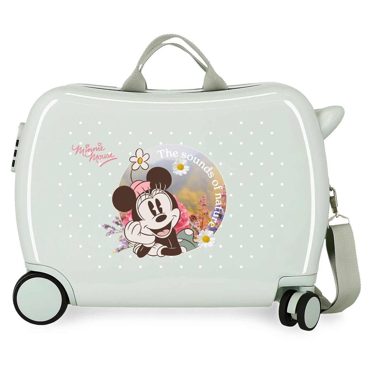 Dečiji kofer ride on Disney Minnie Wild Nature, mint