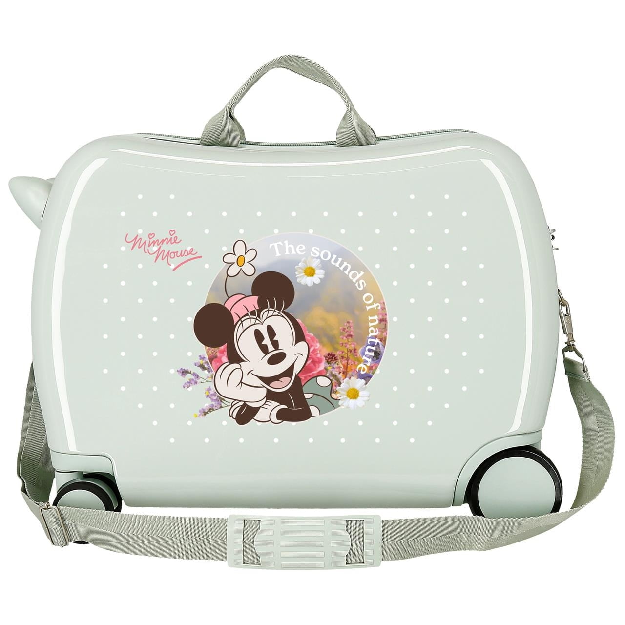 Dečiji kofer ride on Disney Minnie Wild Nature, mint