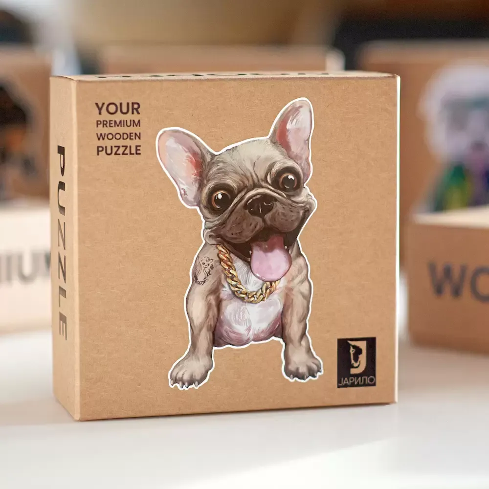 Drvene Puzzle Jarilo Slavne kuce - Francuski buldog