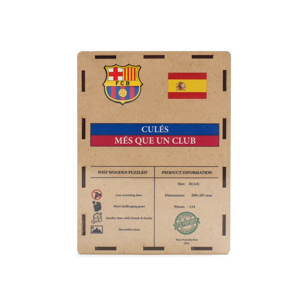 Drvene puzle FC Barcelona