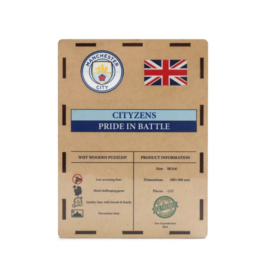 Drvene puzle Manchester City FC
