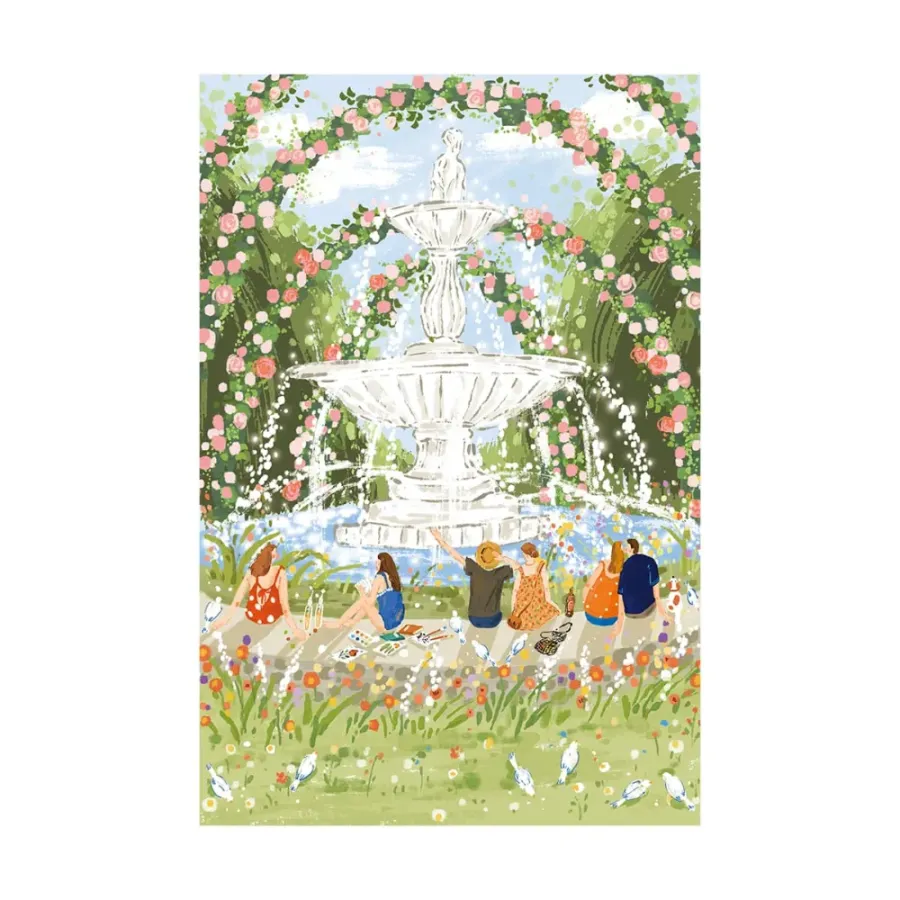 2D puzzle Robotime Afternoon Fountain