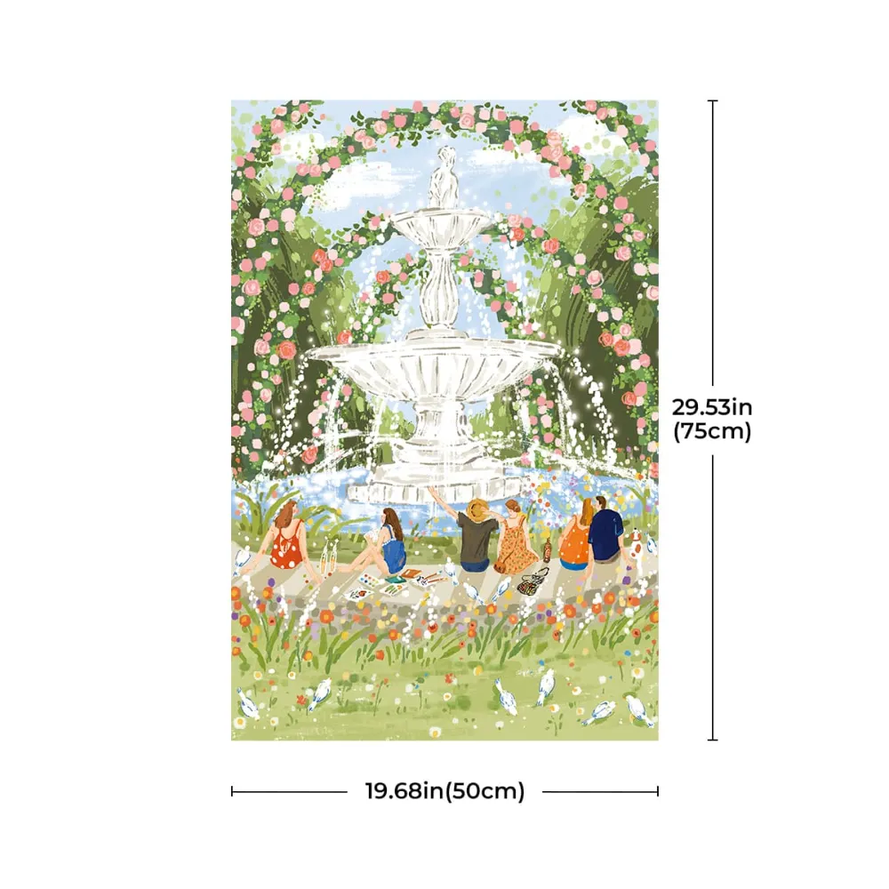 2D puzzle Robotime Afternoon Fountain