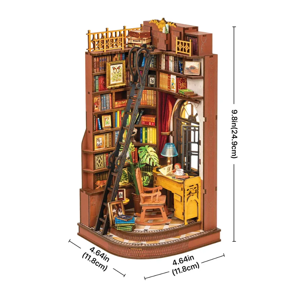 3D puzzle Robotime Book Nook Silent Corner Study