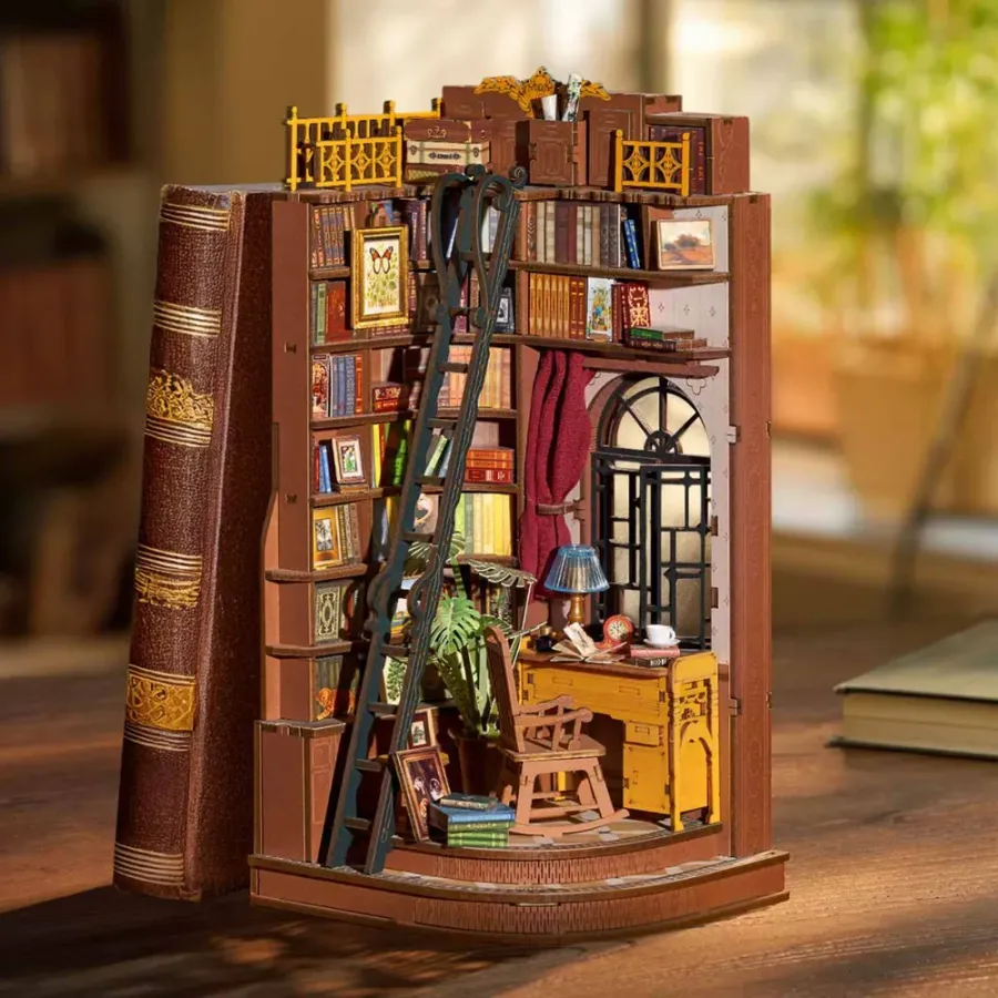 3D puzzle Robotime Book Nook Silent Corner Study