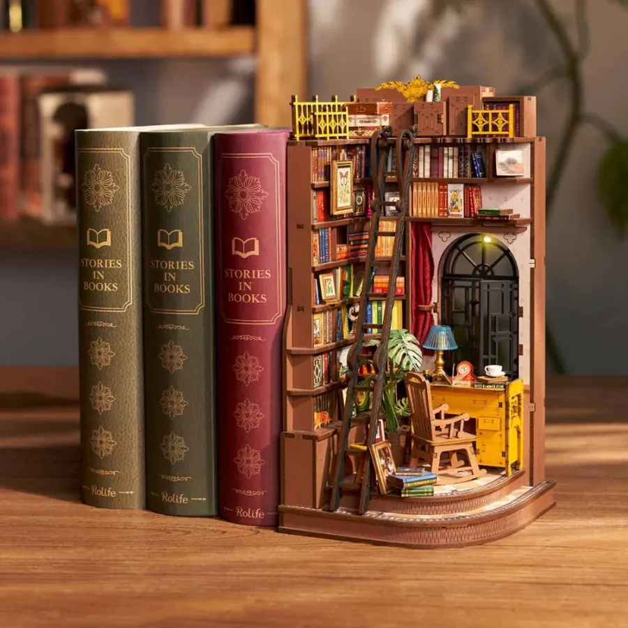 3D puzzle Robotime Book Nook Silent Corner Study
