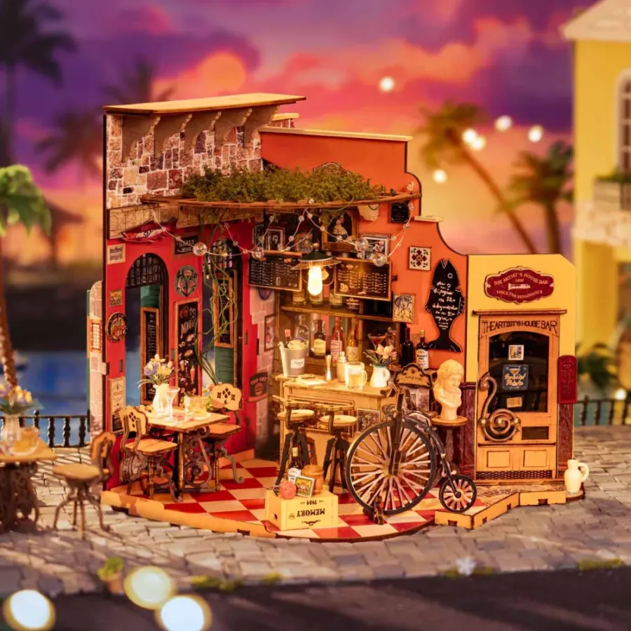 3D puzzle Robotime Cheers Bar & Dining