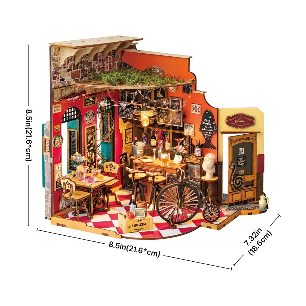 3D puzzle Robotime Cheers Bar & Dining