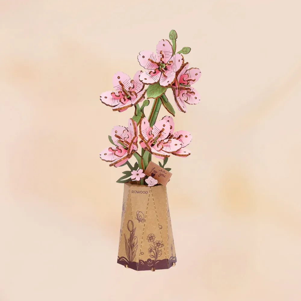 3D puzzle Robotime Rowood Sakura