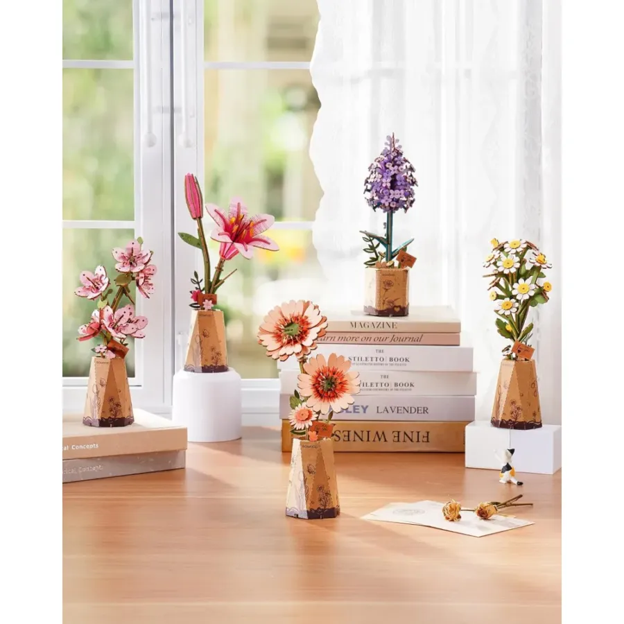 3D puzzle Robotime Rowood Sakura