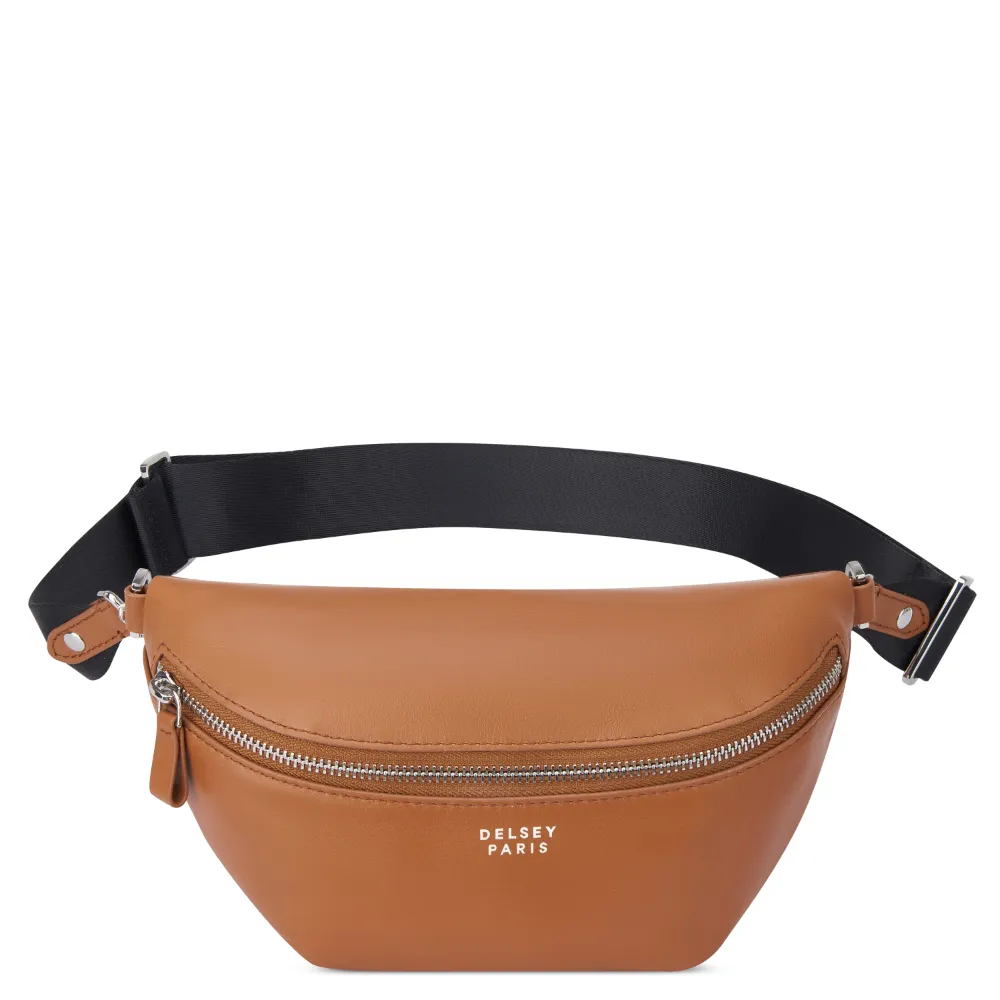 Torbica oko struka Delsey Paris Le Cuir Lisse, braon