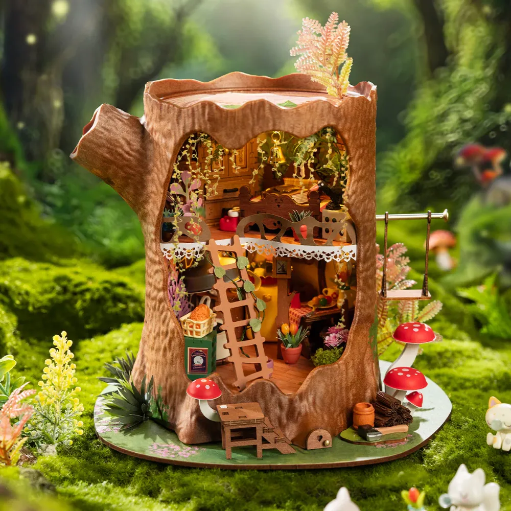 3D puzzle Robotime Fairytale Tree House DG179