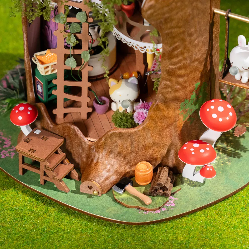 3D puzzle Robotime Fairytale Tree House DG179